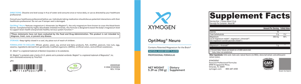 OptiMag Neuro - Mixed Berry