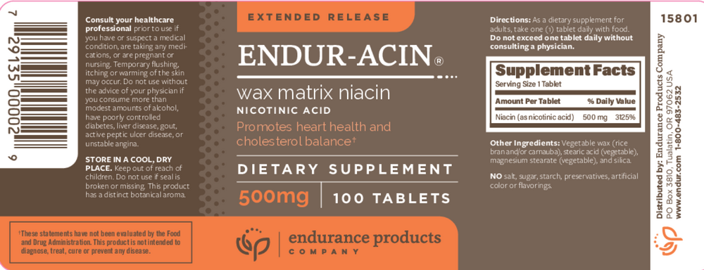Endur-Acin ER 500mg
