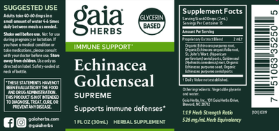 Echinacea/Goldenseal Supreme