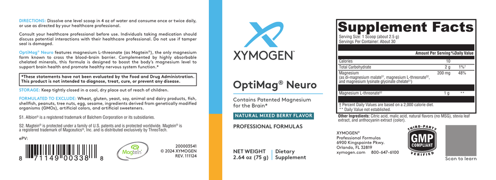 OptiMag Neuro - Mixed Berry