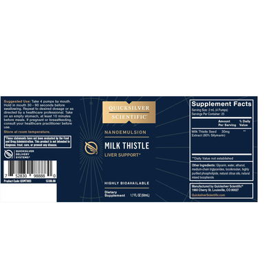 Milk Thistle Nanoemulsified