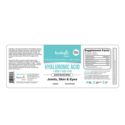 HA Capsule – Hyaluronic Acid + MSM + NAG