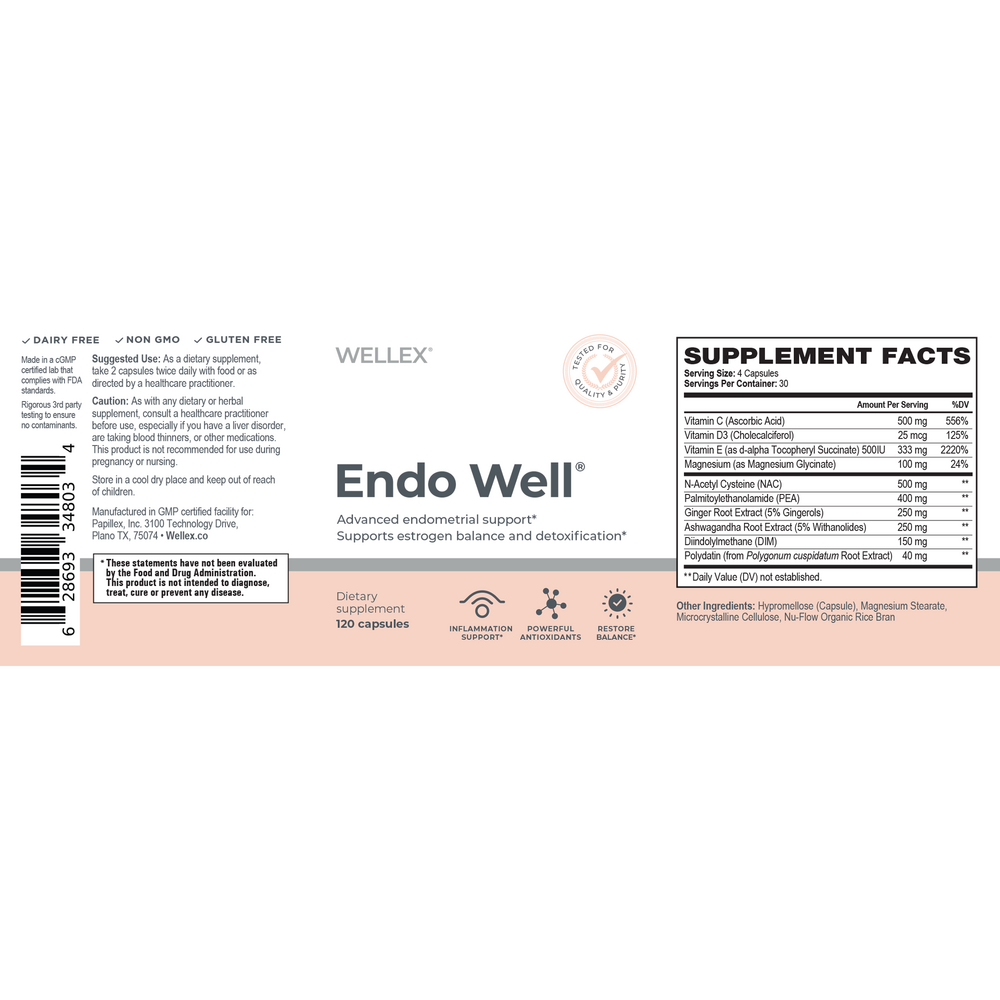 Endo Well capsules 120