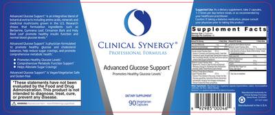 Advanced Glucose Support 90 vegcaps