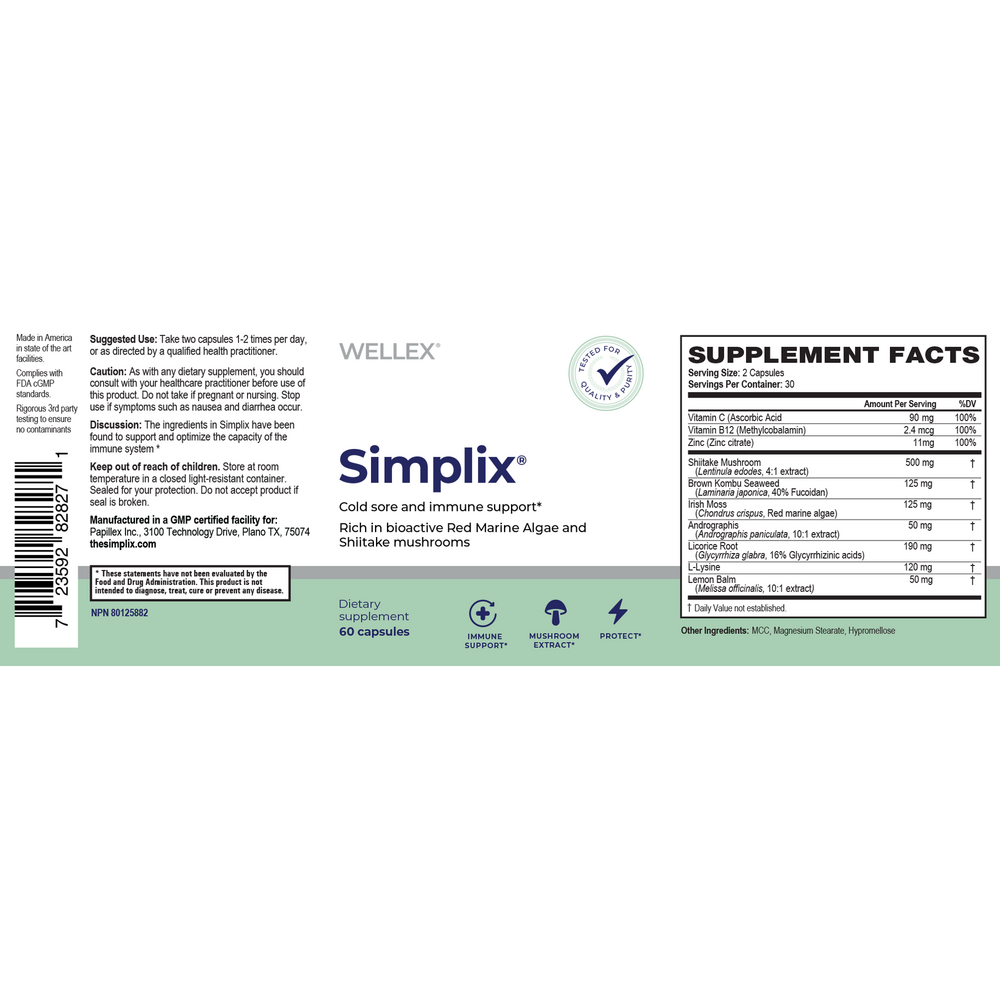 Simplix capsules 60