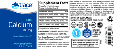 Liquid Ionic Calcium 2 fl oz