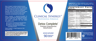 Detox Complete 90 caps