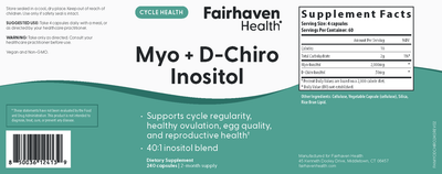 Myo + D-Chiro Inositol