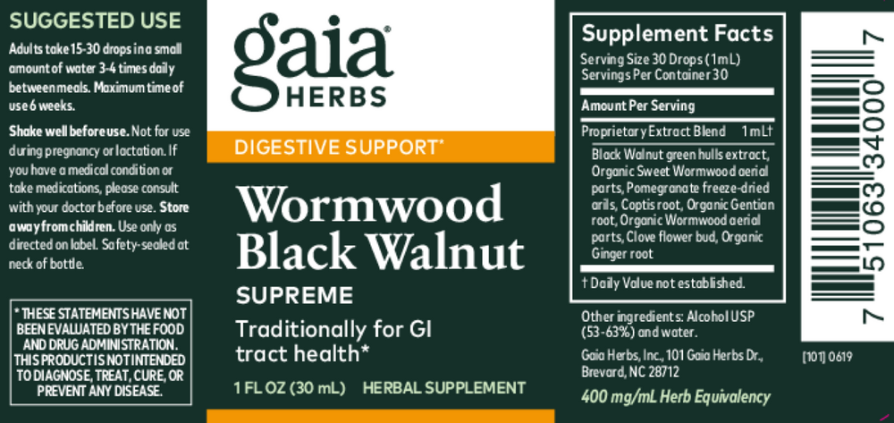Wormwood Black Walnut Supreme