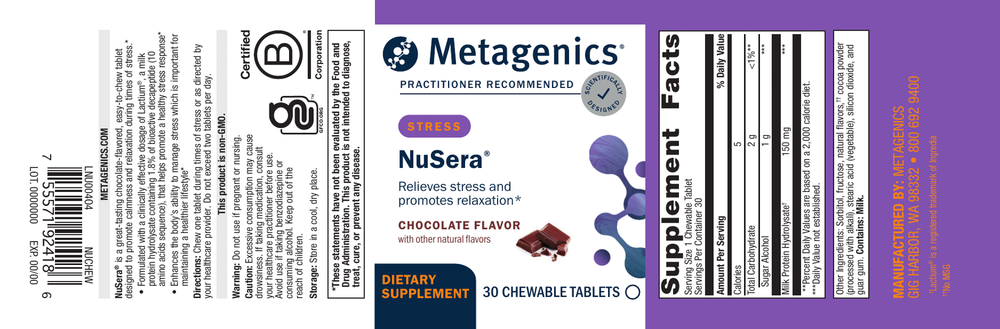 NuSera 30 chew tabs