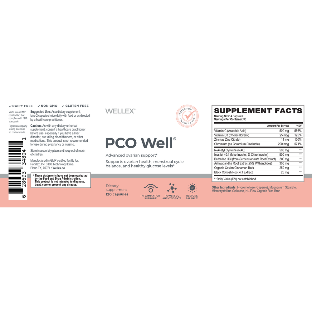 PCO Well capsules 120
