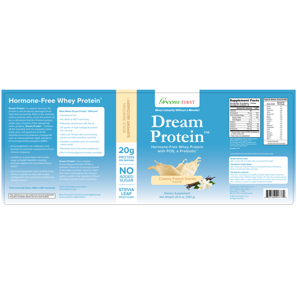Dream Protein Creamy French Van