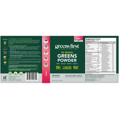 Greens First PRO Berry 10.1oz California Only