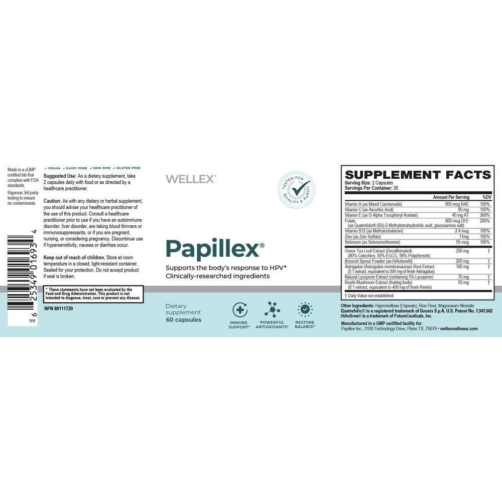 Papillex capsules 60