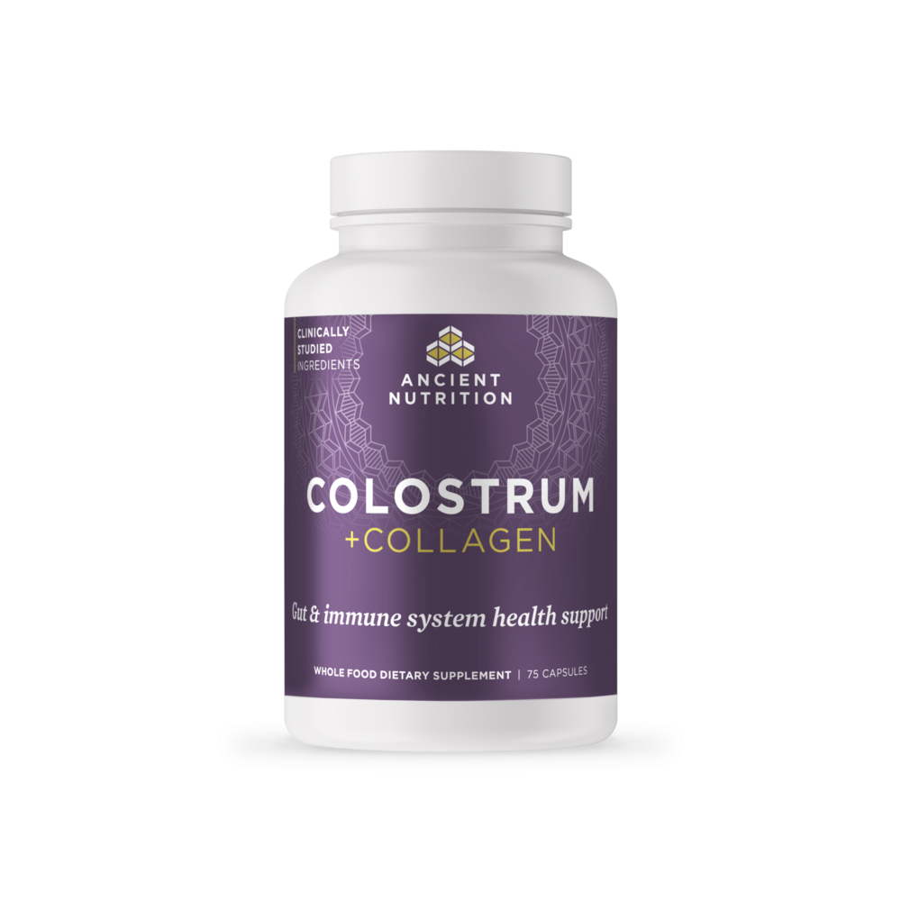  Colostrum + Collagen Capsules, Gut & Immune System Health Curated Wellness
