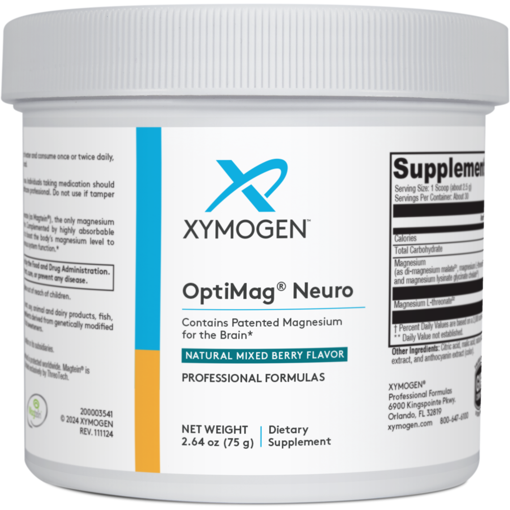  OptiMag Neuro Magnesium - Mixed Berry Curated Wellness
