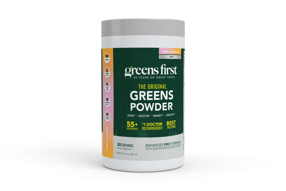  Greens First PRO Peach Mango Curated Wellness