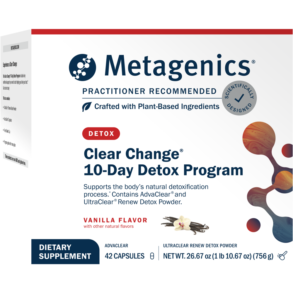  Clear Change®10-Day Detox Program Vanilla Curated Wellness