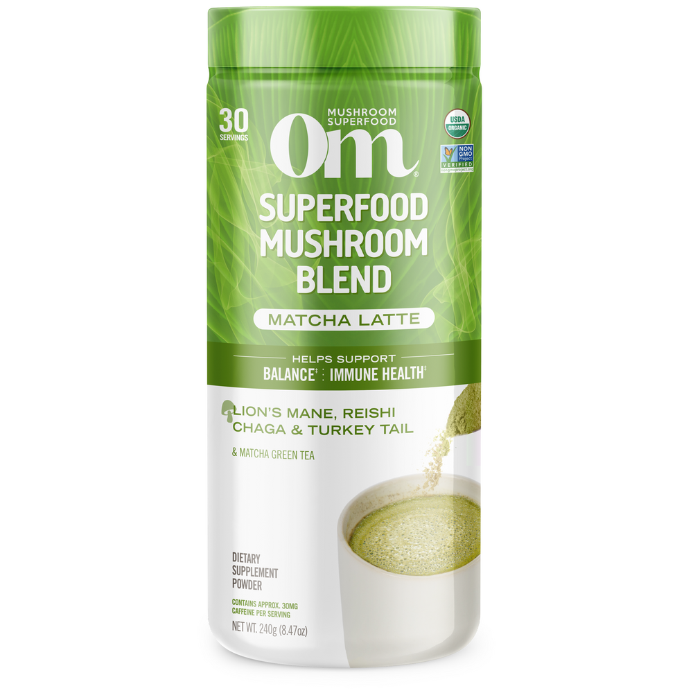 Superfood Mushroom Blend, Matcha Latte Curated Wellness