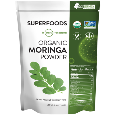 Raw Organic Moringa Leaf Powder 8.5 oz