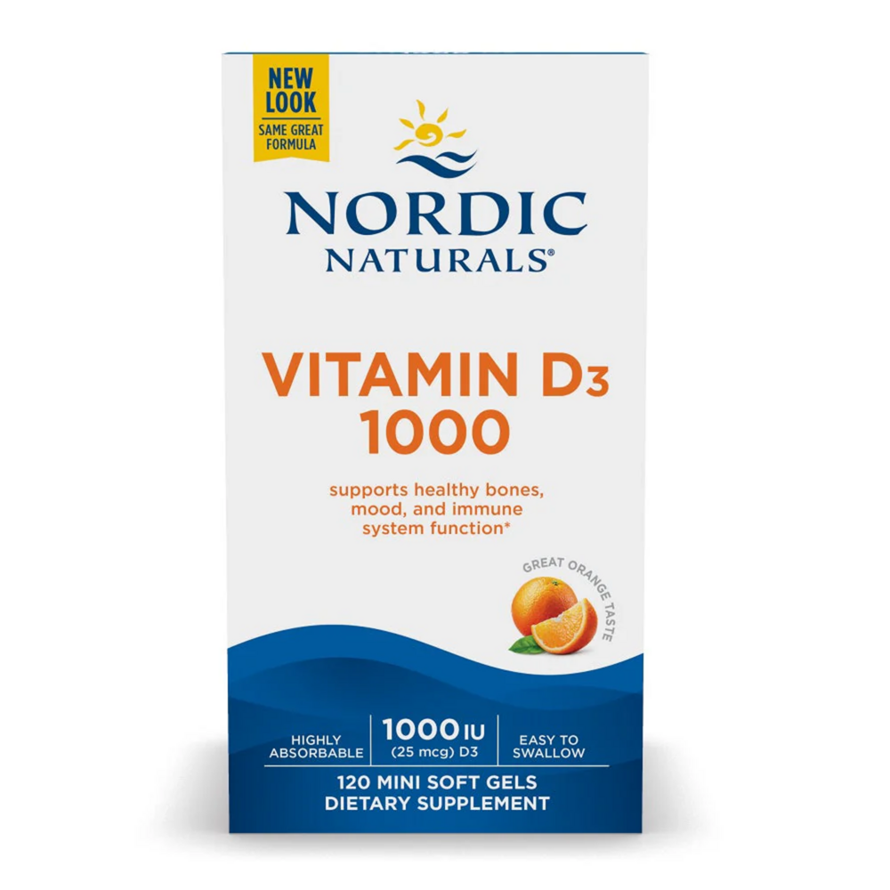 Vitamin D3 Orange Flavor 120 gels