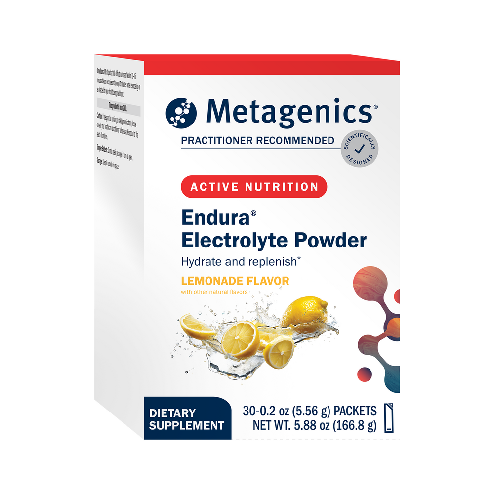  Endura Electrolyte Powder Lemonade flavor Curated Wellness