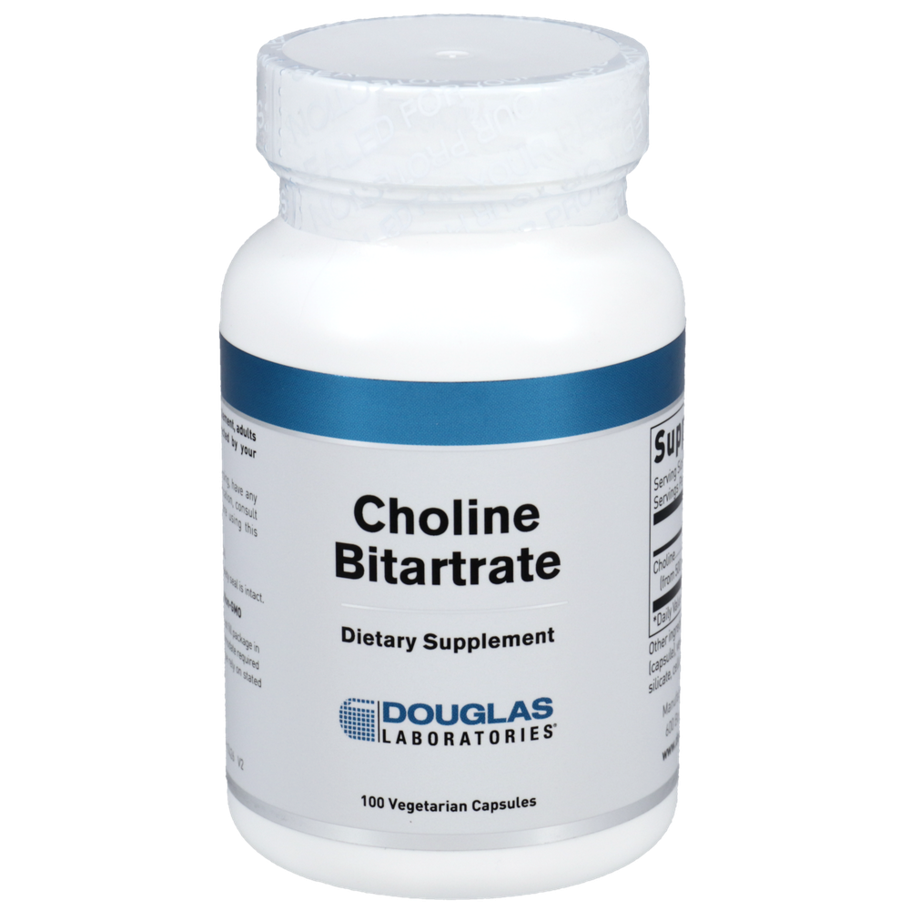  Choline Bitartrate 500mg Curated Wellness