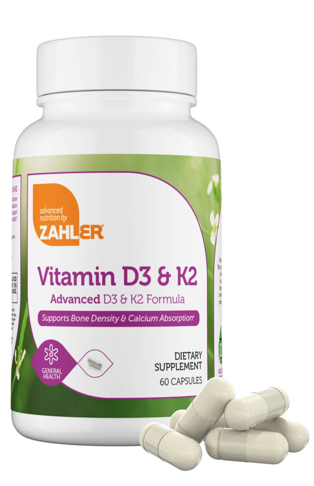  Vitamin D3 & K2 Capsules Curated Wellness