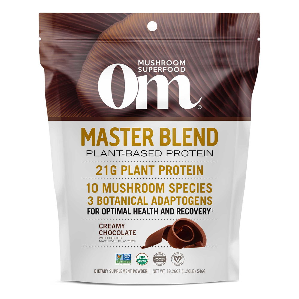  Mushroom Master Blend Chocolate Protein Curated Wellness