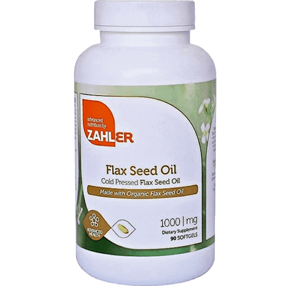  Flax Seed Oil 1000mg - Organic Curated Wellness