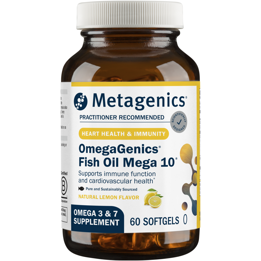  OmegaGenics® Mega 10® Fish Oil Curated Wellness