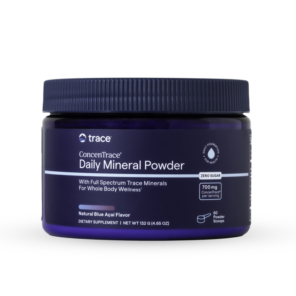  ConcenTrace Daily Mineral Powder - Blue Acai Curated Wellness
