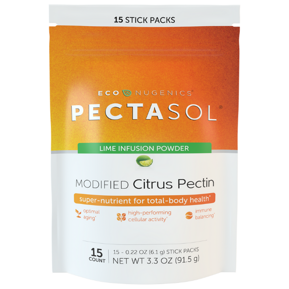  Econugenics Pectasol Lime Flavor Stick Packs (15ct) Curated Wellness