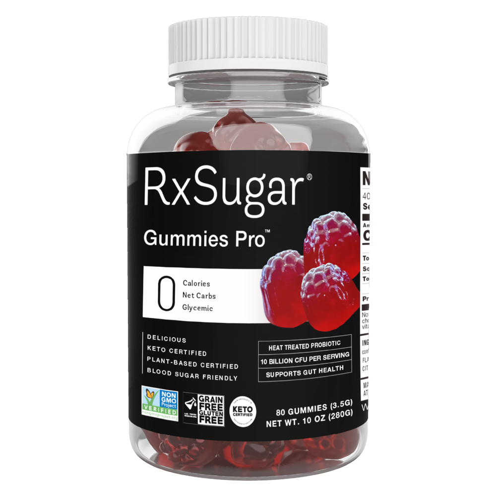  RxSugar Gummies Pro, Strawberry Flavor Curated Wellness
