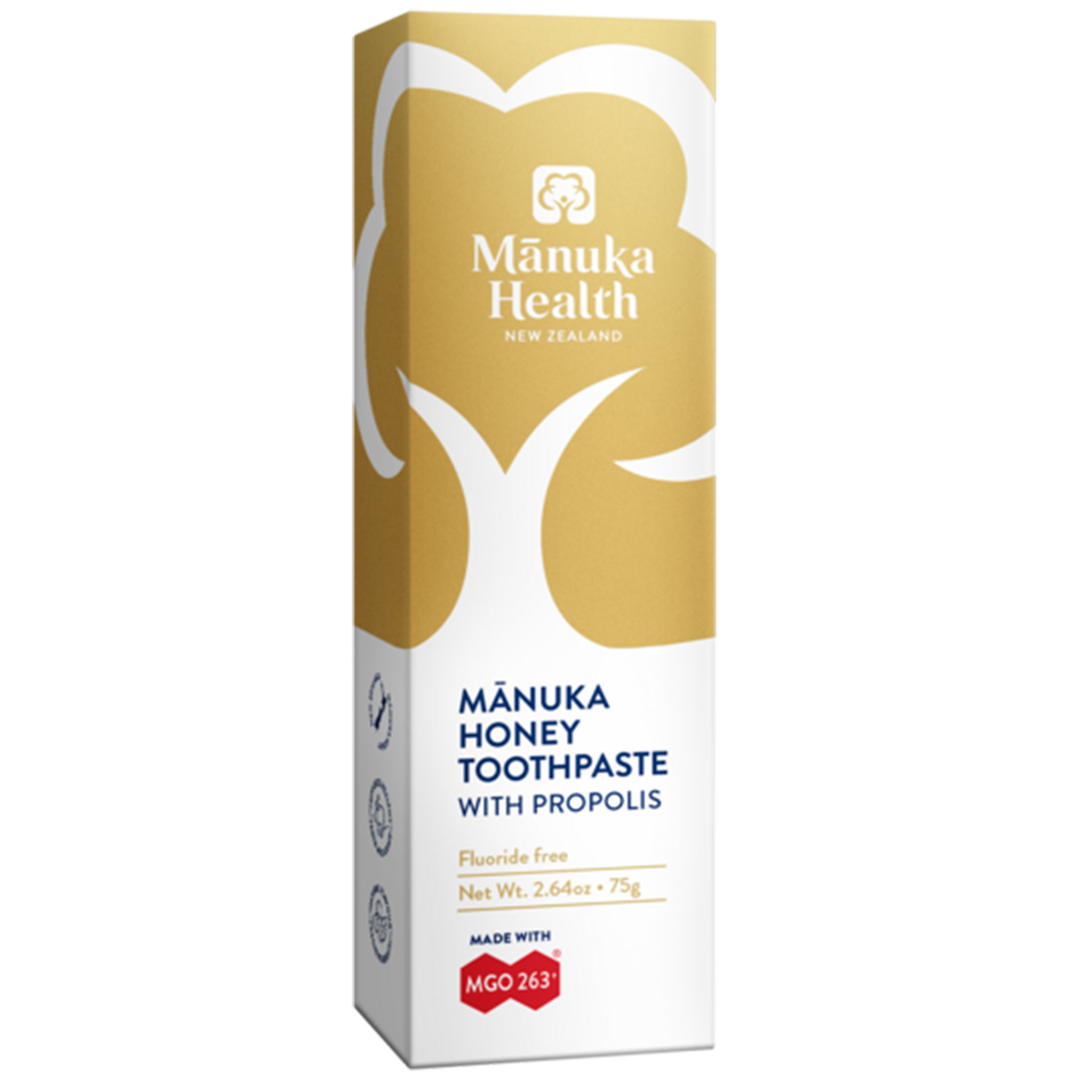  Manuka Honey Toothpaste with Propolis MGO 263 Curated Wellness