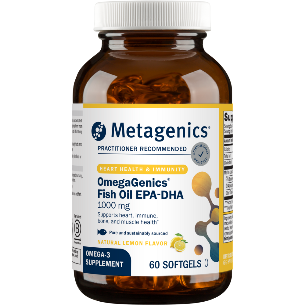  OmegaGenics EPA-DHA 1000 Fish Oil Curated Wellness