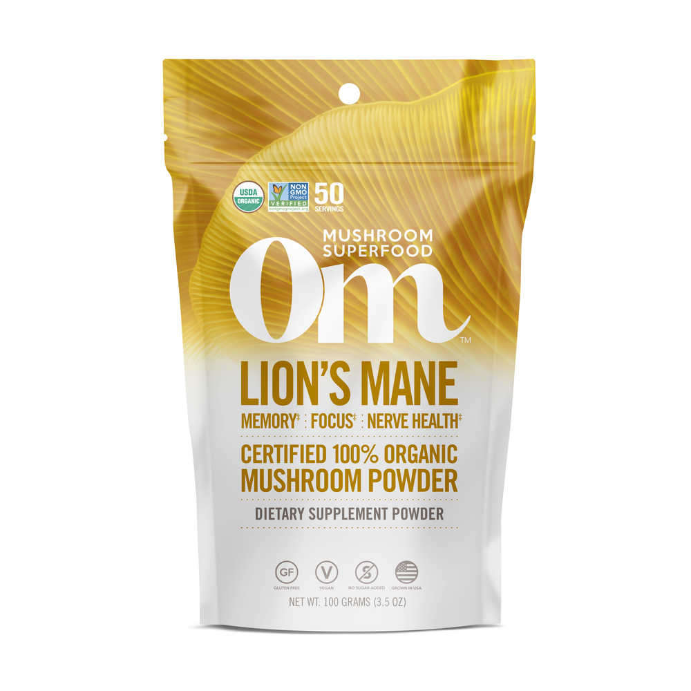  Lion's Mane Mushroom Superfood Powder Curated Wellness