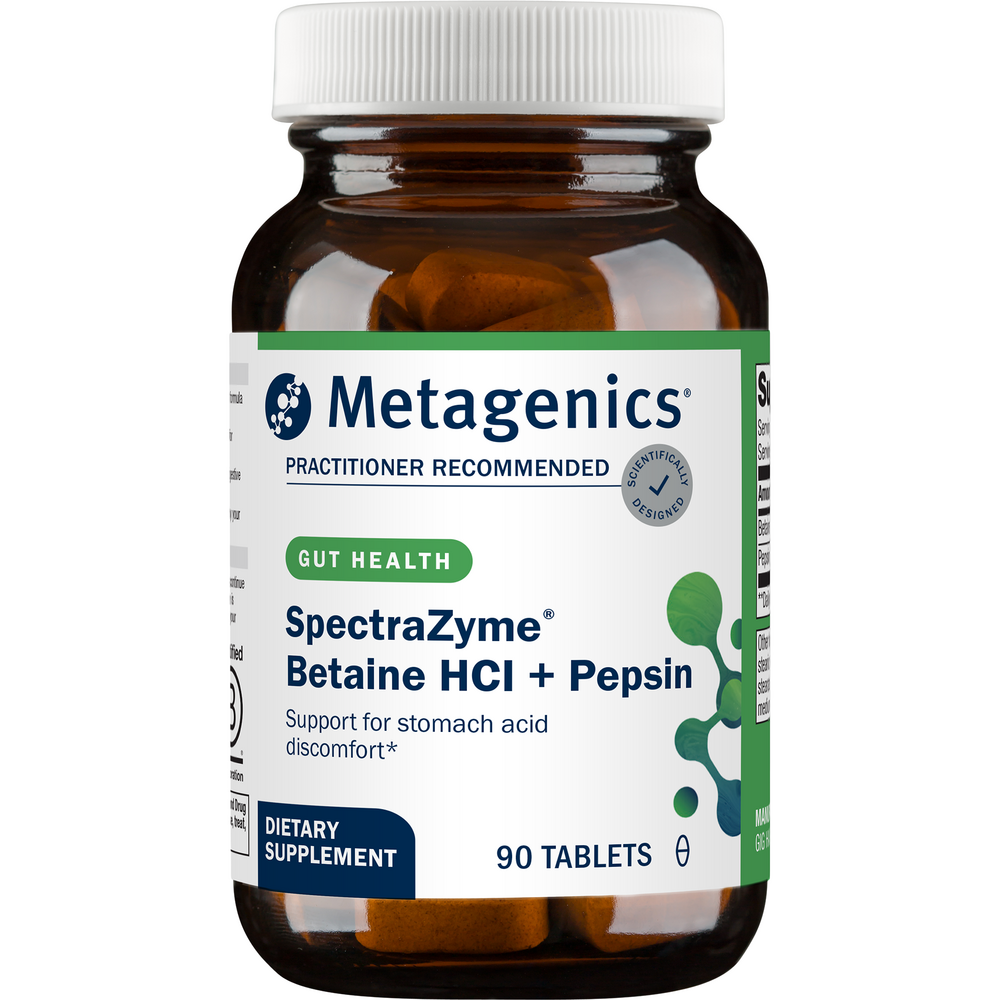  SpectraZyme® Betaine HCI + Pepsin Curated Wellness