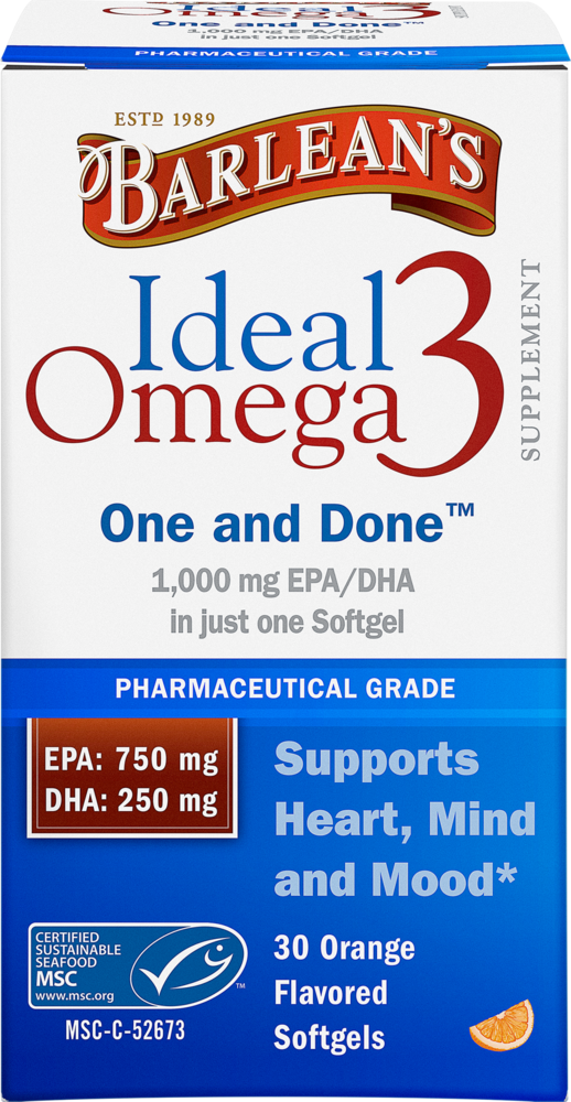 Ideal Omega3 30 gels Curated Wellness