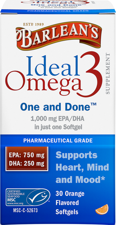 Ideal Omega3 30 gels Curated Wellness