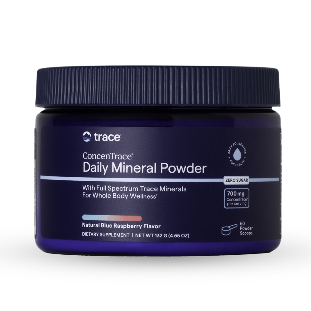  ConcenTrace Daily Mineral Powder - Blue Raspberry Curated Wellness
