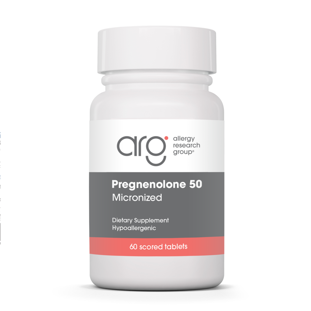  Pregnenolone 50mg Micronized Lipid Matrix Curated Wellness