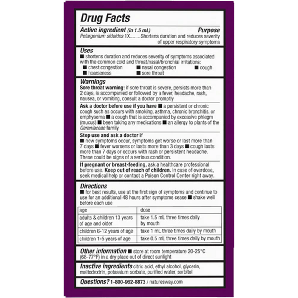 Umcka® ColdCare Original Alcohol Free Drops