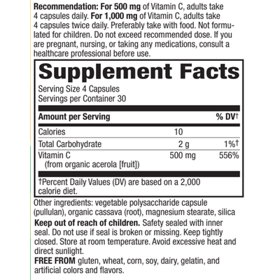 Alive! Immune Support Vit C 120 vegcap