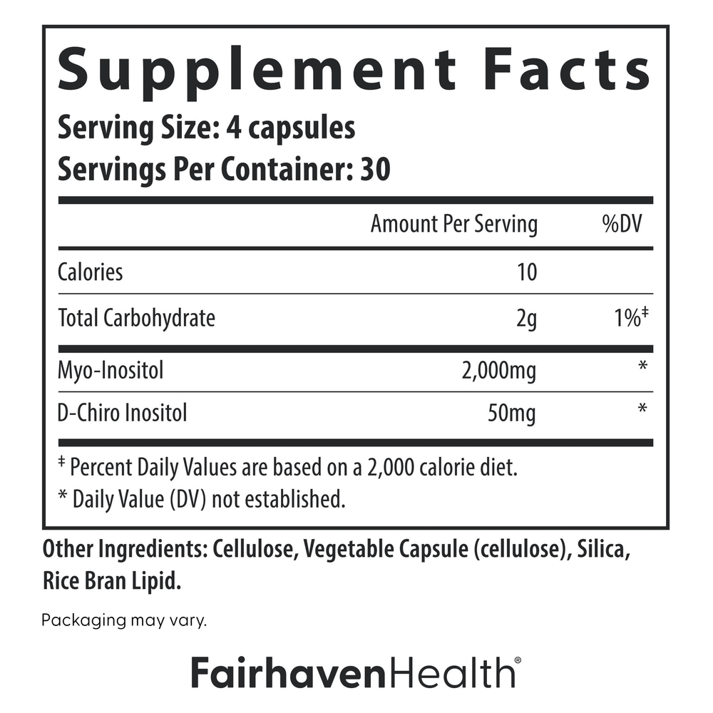 Myo + D-Chiro Inositol