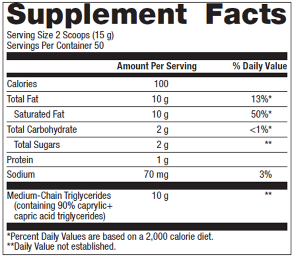 MCT Powder (California Only)