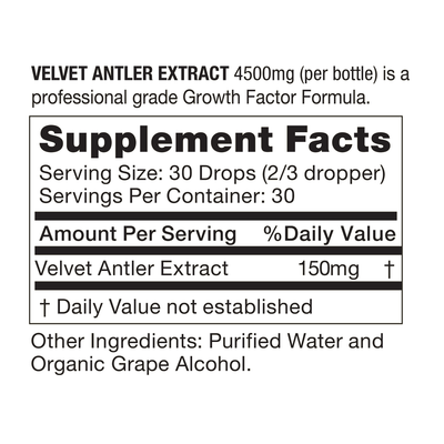 Velvet Antler Extract VAE 4500 1 fl oz