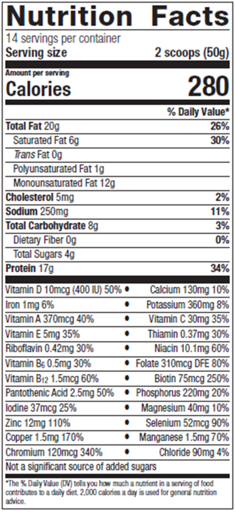 Ketogenic Shake, Vanilla (California Only)