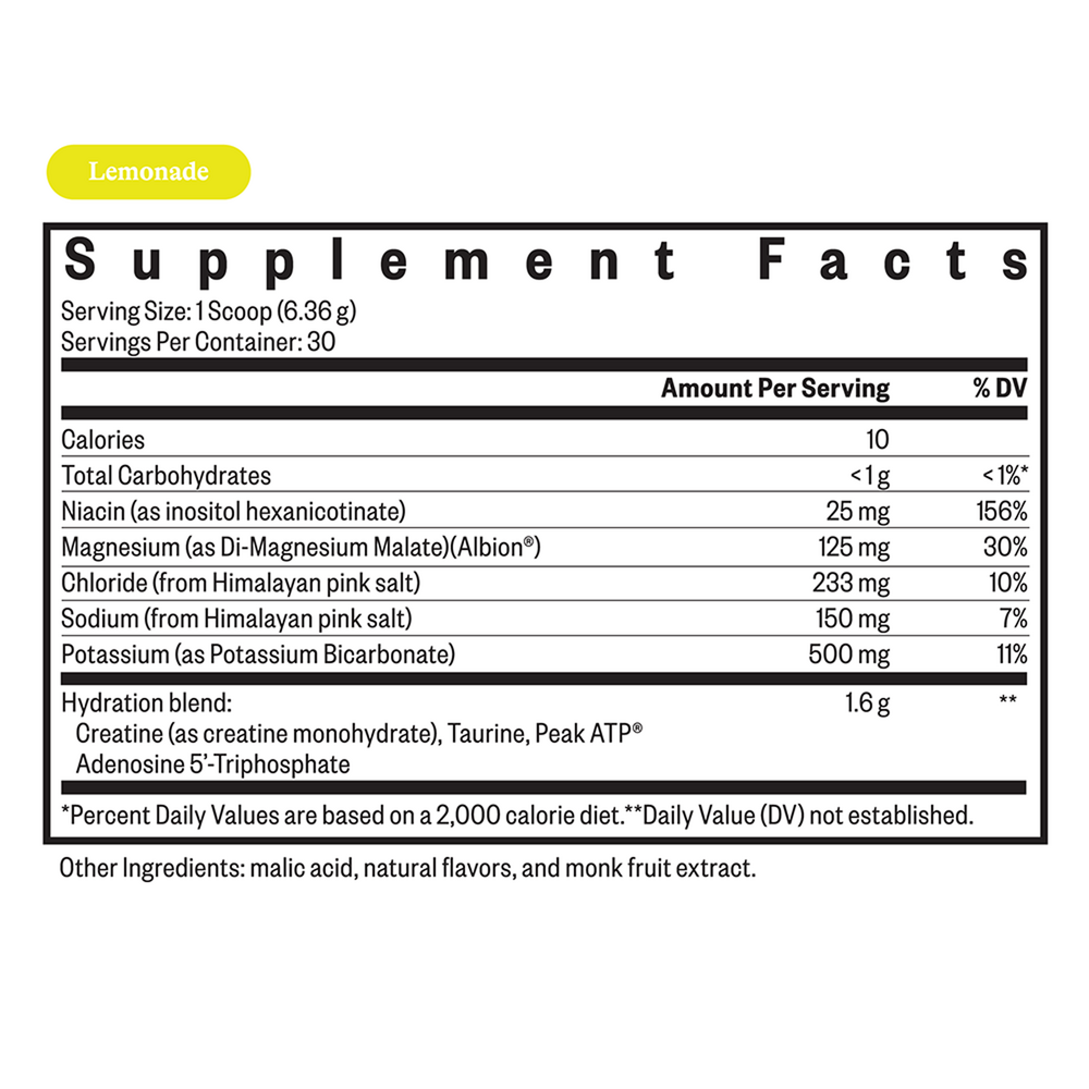 Optimal Electrolyte Lemonade 190.8g