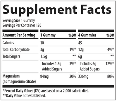 Magnesium Gummies Watermelon 120 gumm